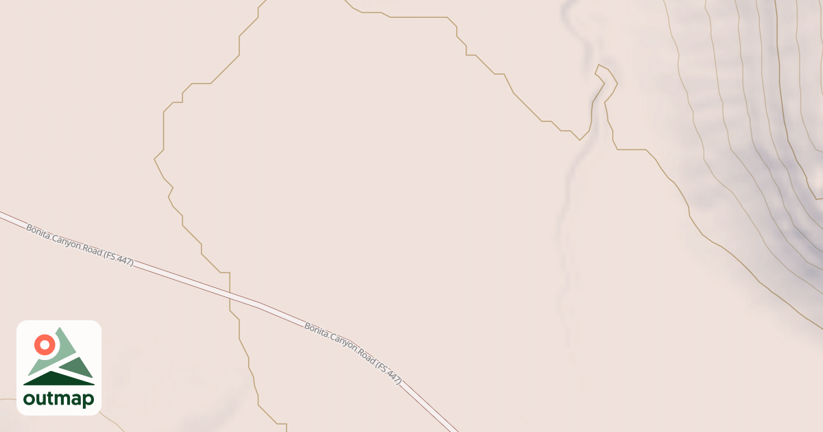 Map of USFS National Forest System Roads {8F7F235B-CEB0-4B48-BD01-19F91E44CFE3}
