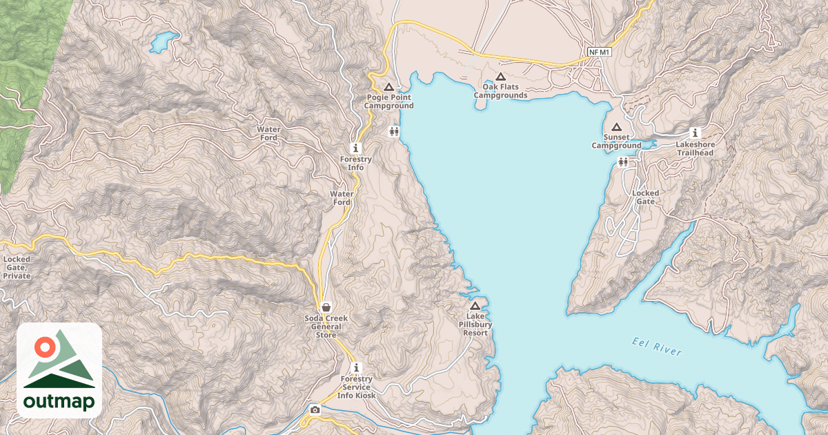 Map of PILLSBURY-INDIAN DICK