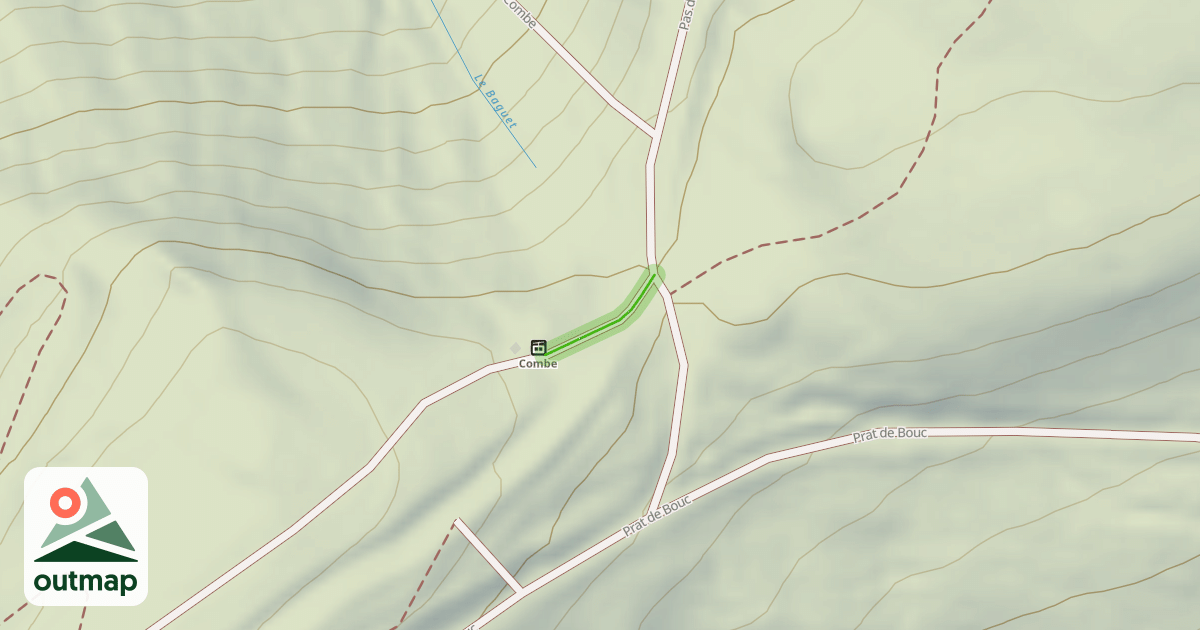 Map of Prat de Bouc