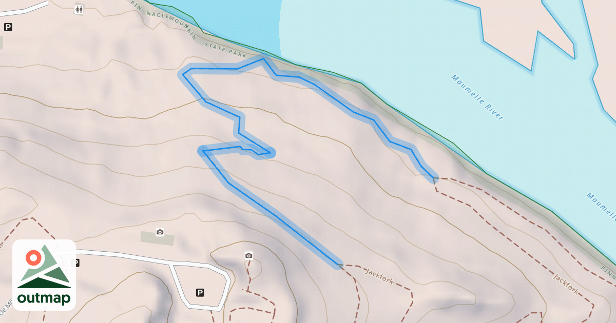Map of Jackfork Connector