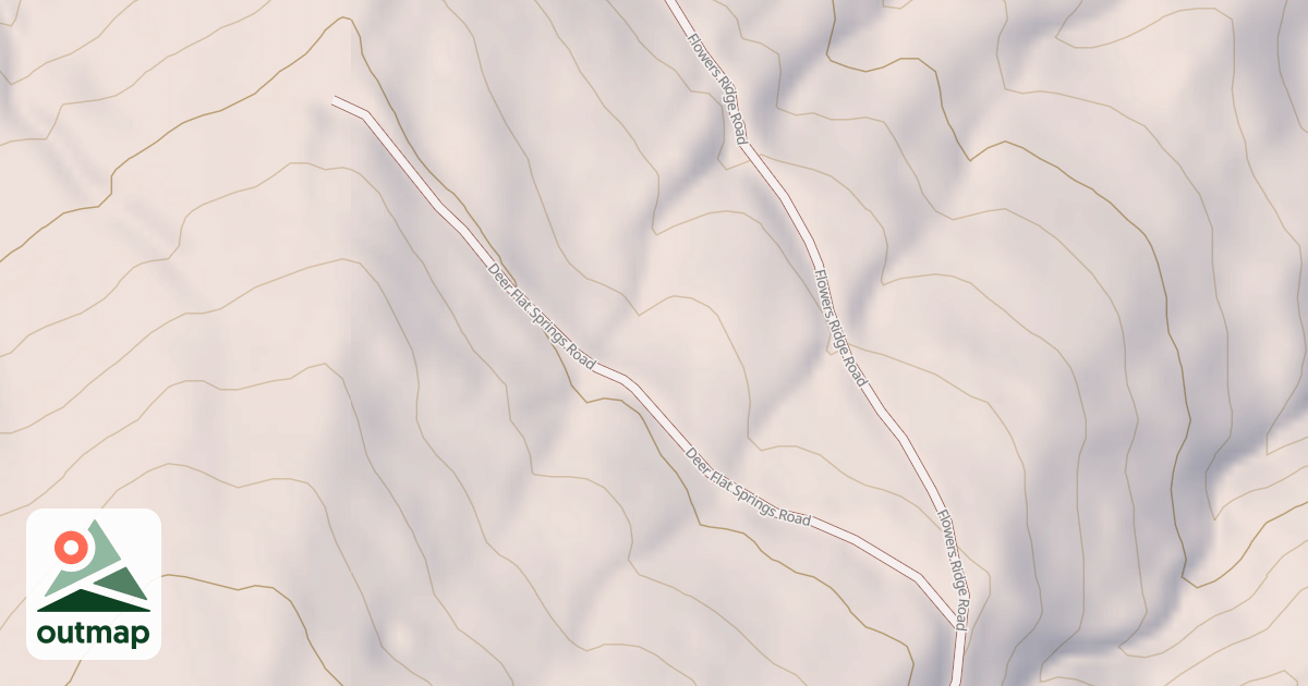 Map of DEER FLAT SPRINGS