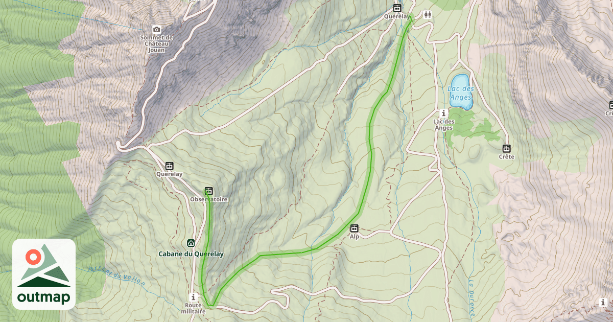 Map of Les Poussins