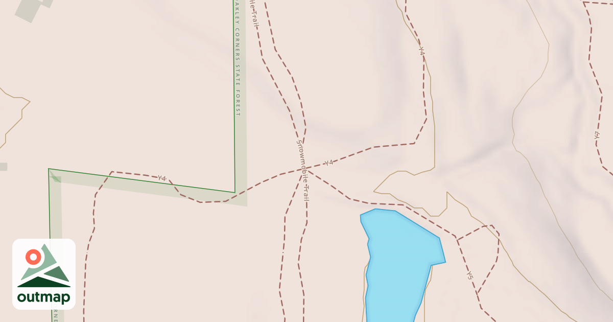 Map of Y3 / Snowmobile Trail