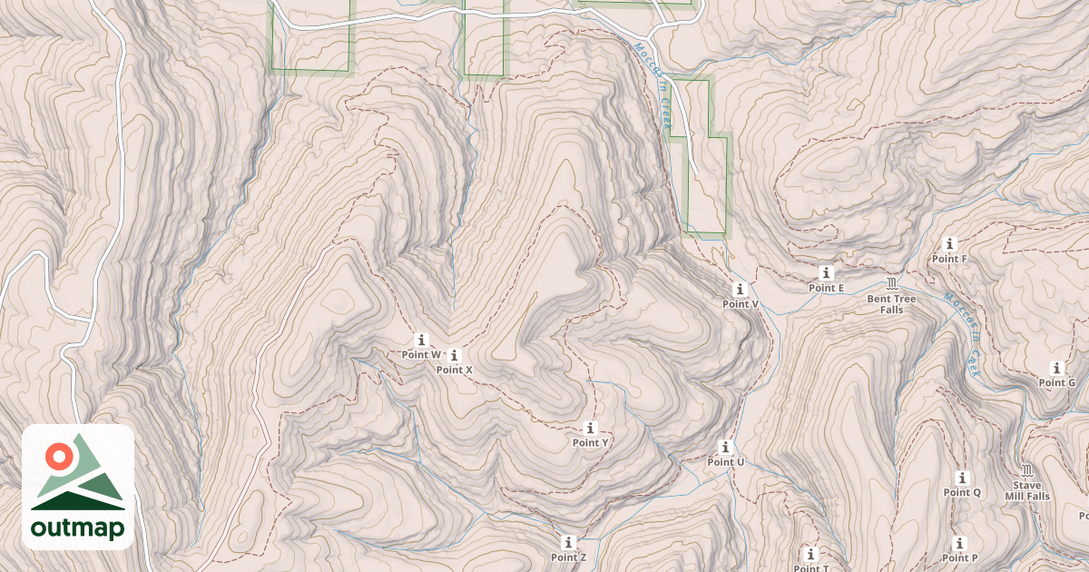 Map of Mg High Mtn Loop