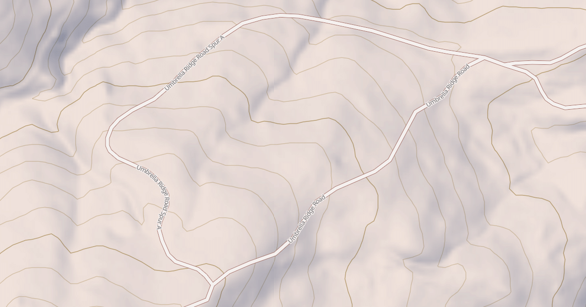 Map preview of UMBRELLA RIDGE SPUR A