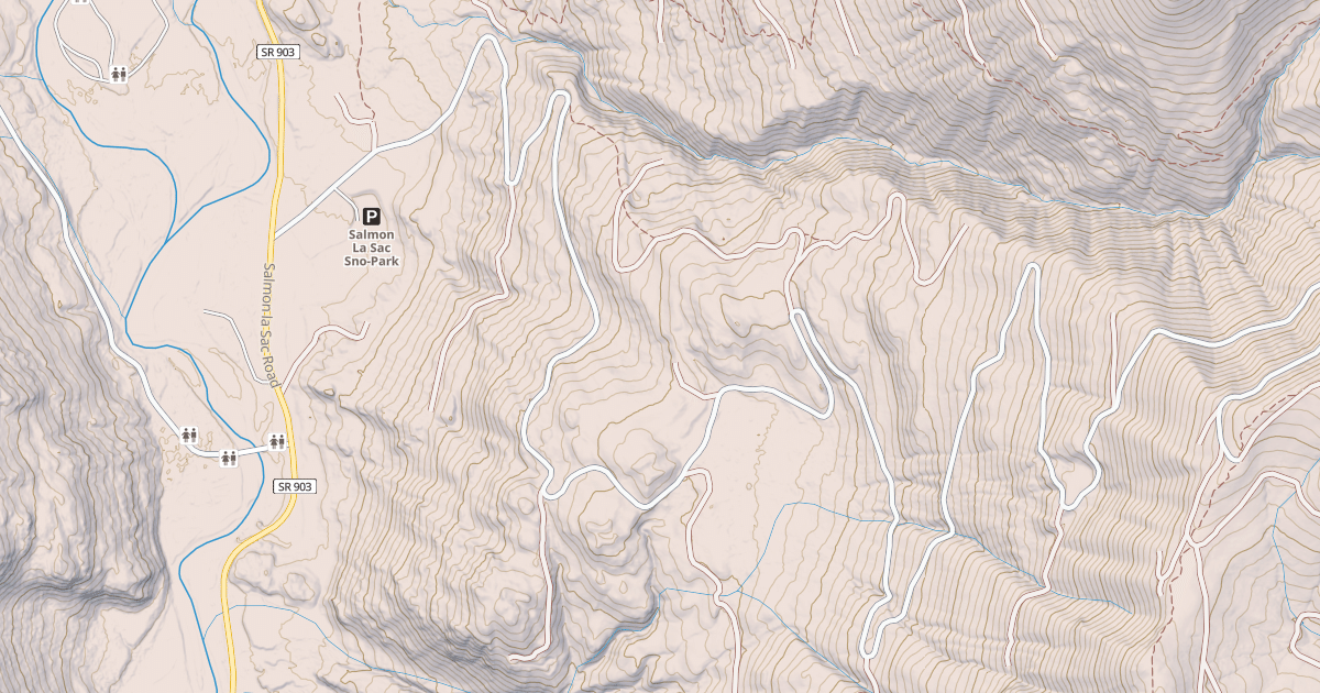 Map preview of LITTLE SALMON LA SAC