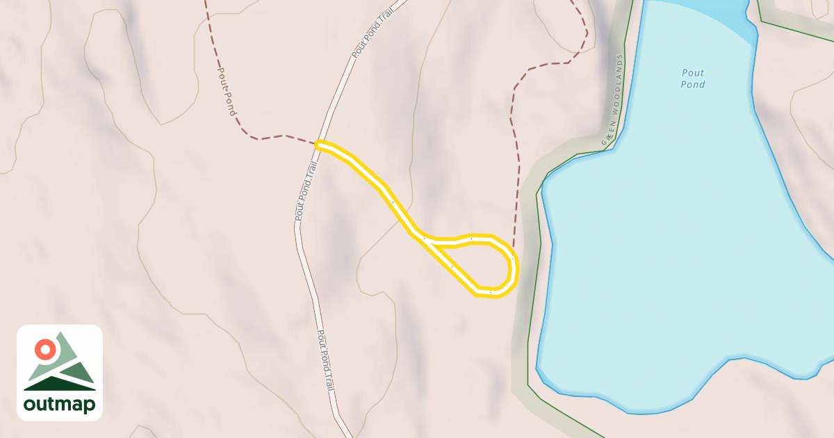 Map of Pout Pond