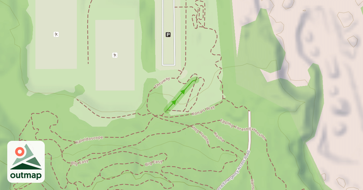 Map of Blue Jump Line