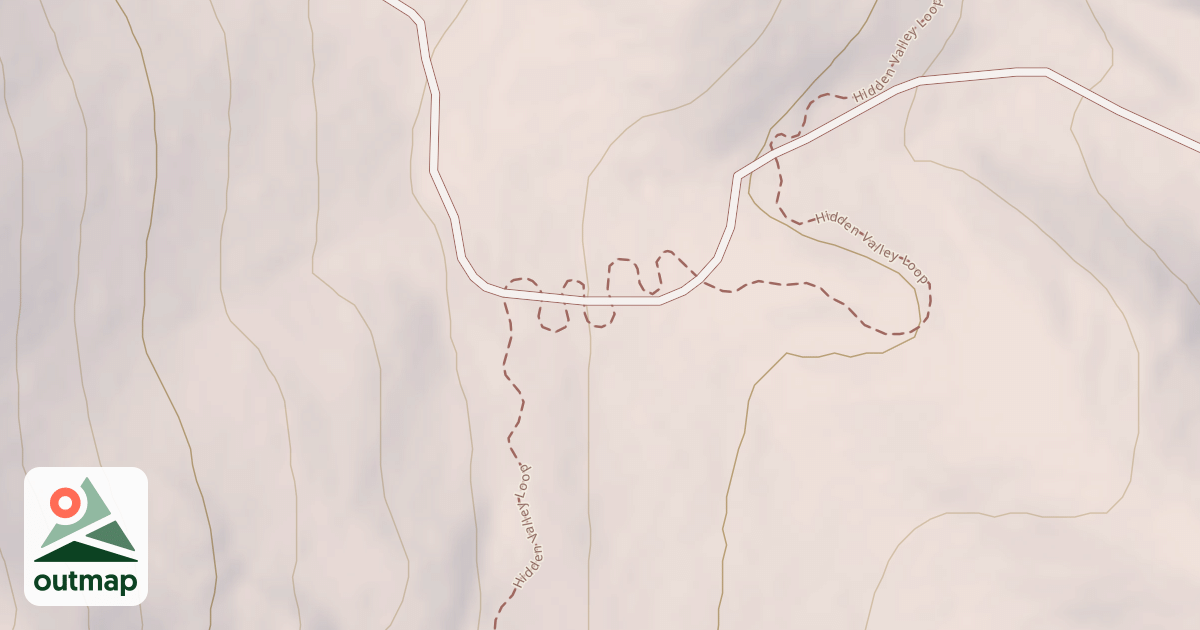 Map of Hidden Valley Loop