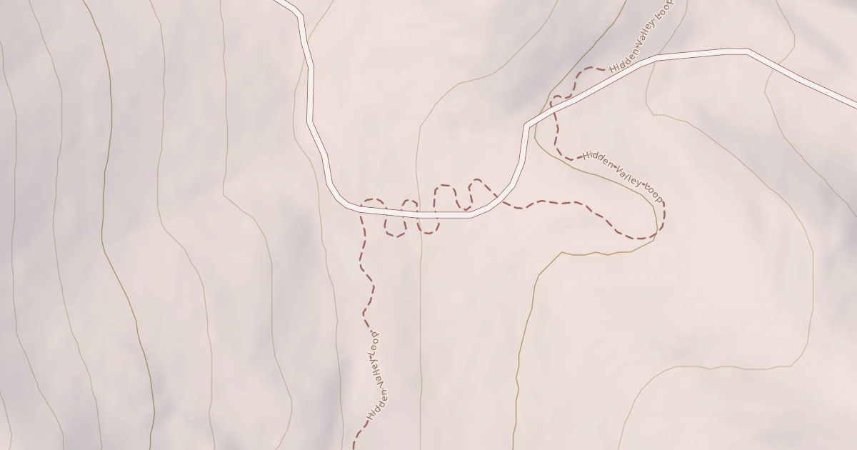 Map preview of Hidden Valley Loop