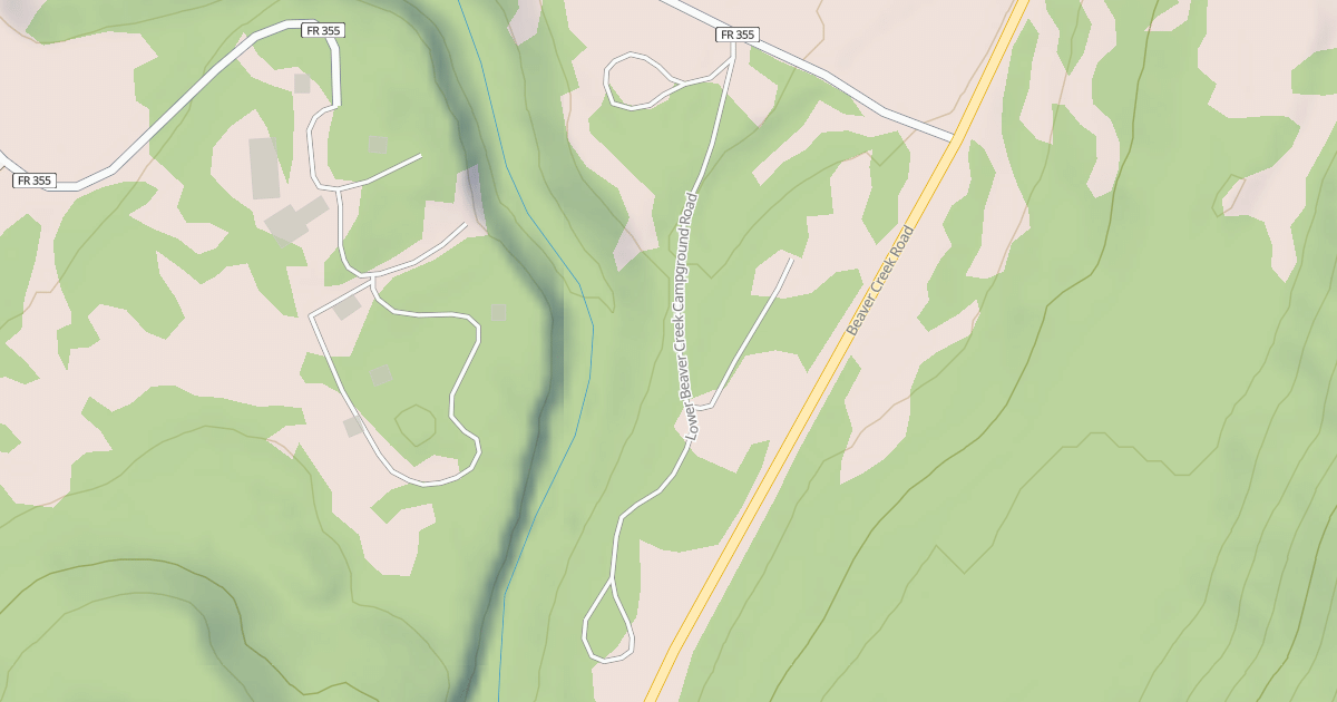 Map preview of LOWER BEAVER CR CG