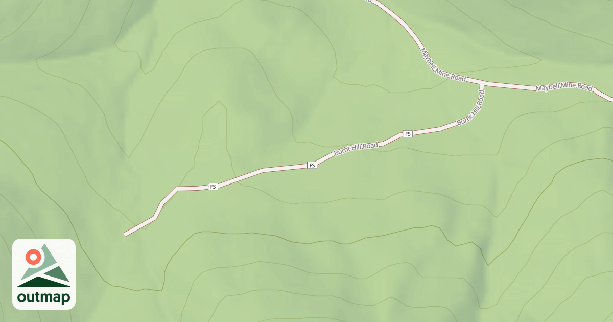 Map of BURNT HILL