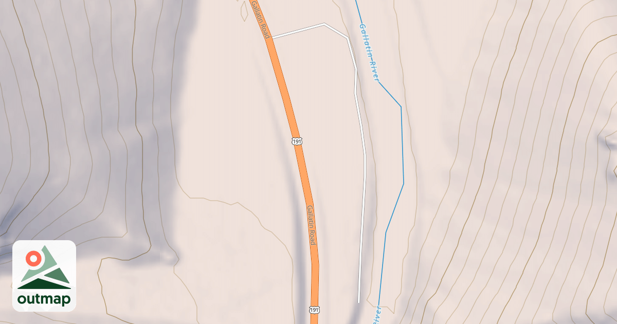 Map of GALLATIN RIVER ACCESS MP 40.2