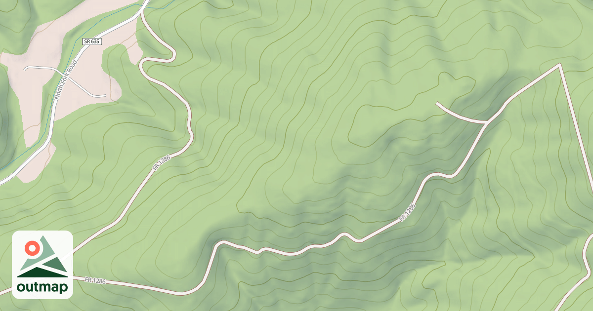 Map of PANTHER MOUNTAIN