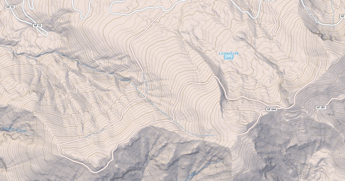 Map preview of LONE TREE