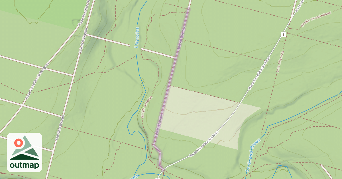 Map of Laie du Quartier
