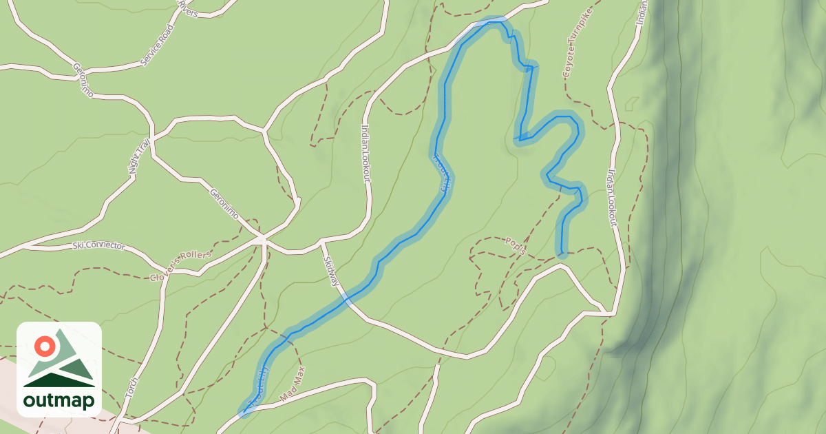 Map of Trout Lily