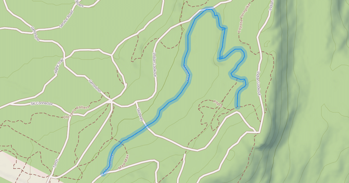 Map preview of Trout Lily