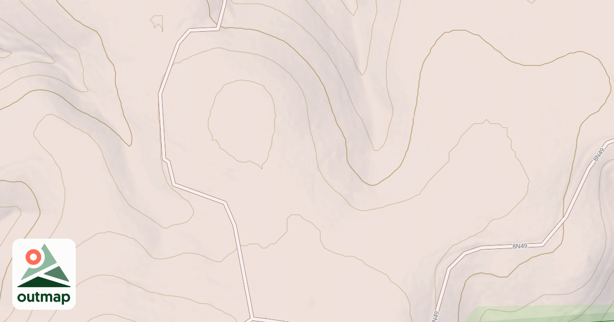 Map of Big Mtn. Loop