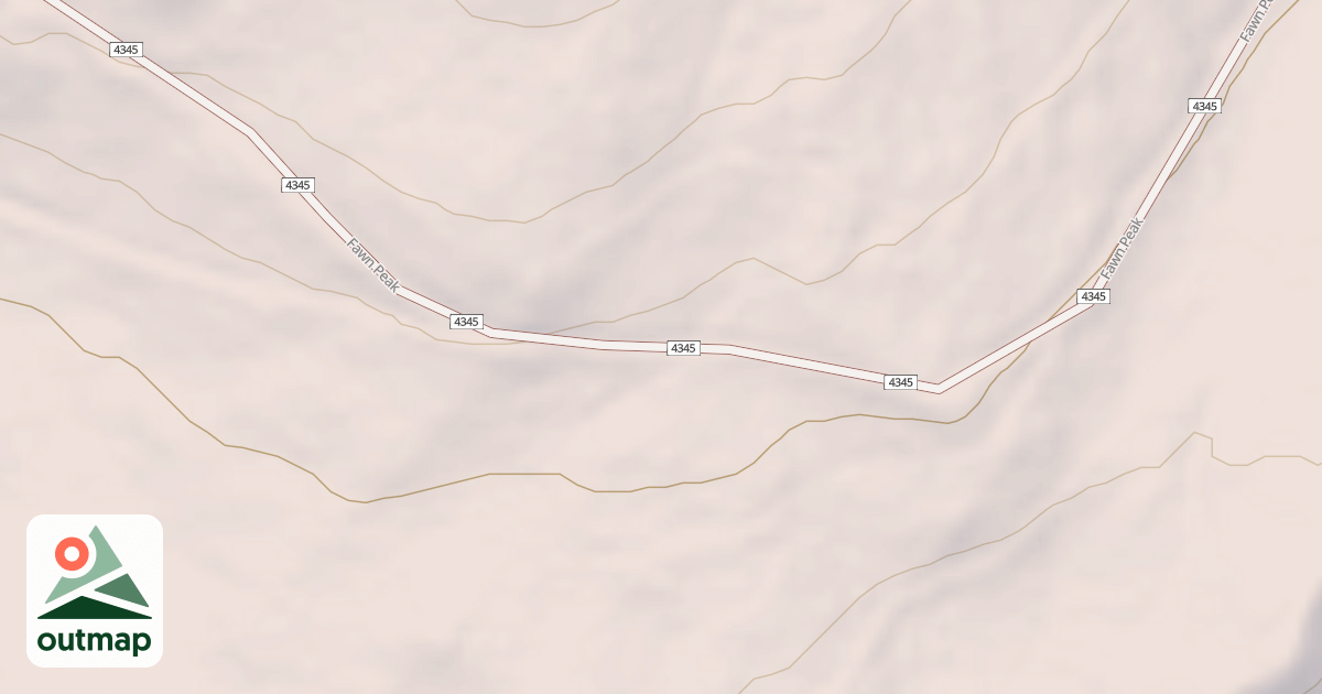 Map of FAWN PEAK