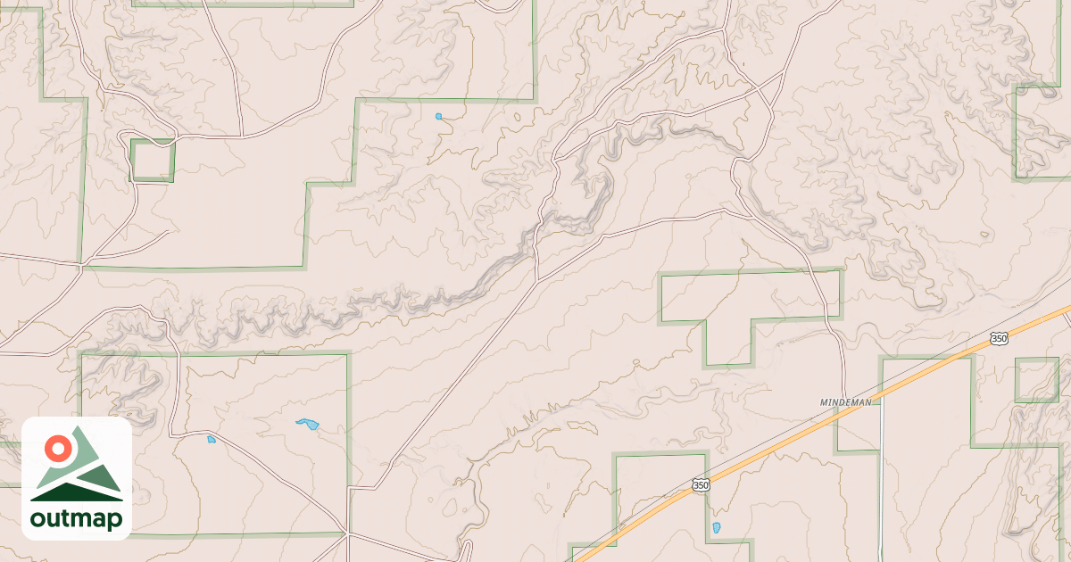 Map of NORTH IRON SPRING C