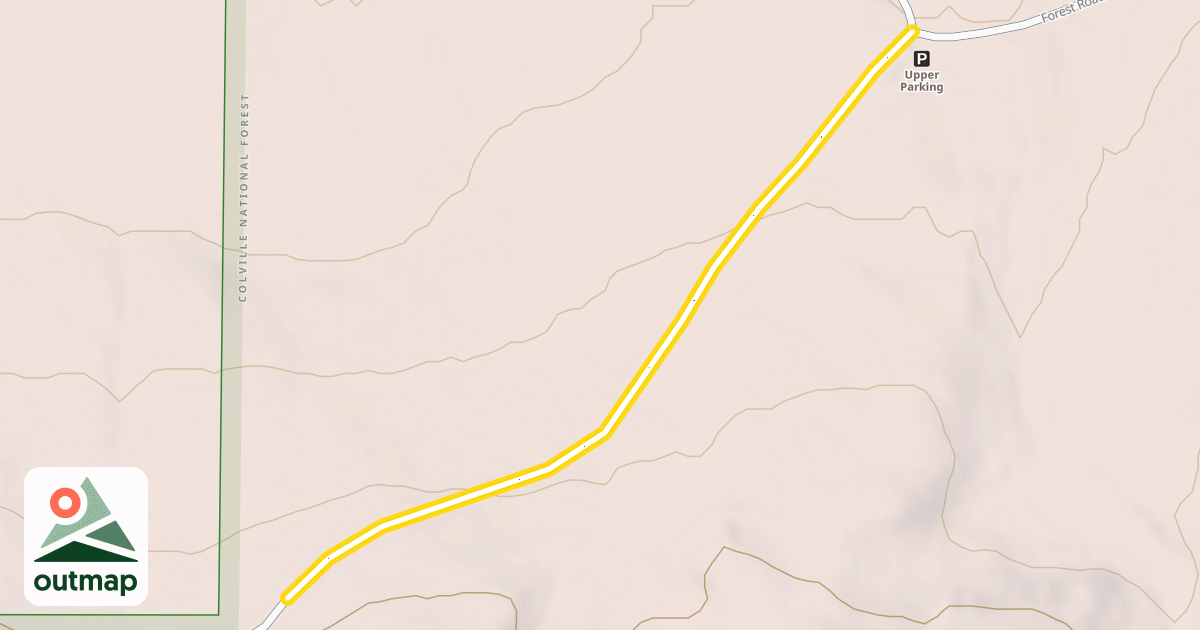 Map of National Forest Development Road 260