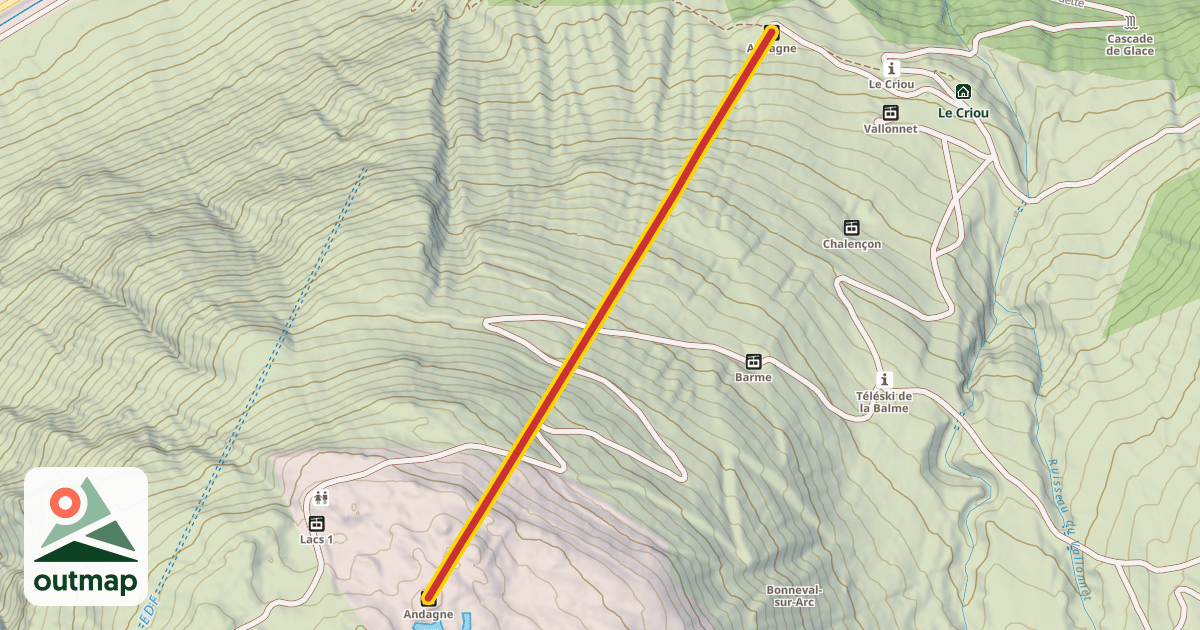 Map of Andagne