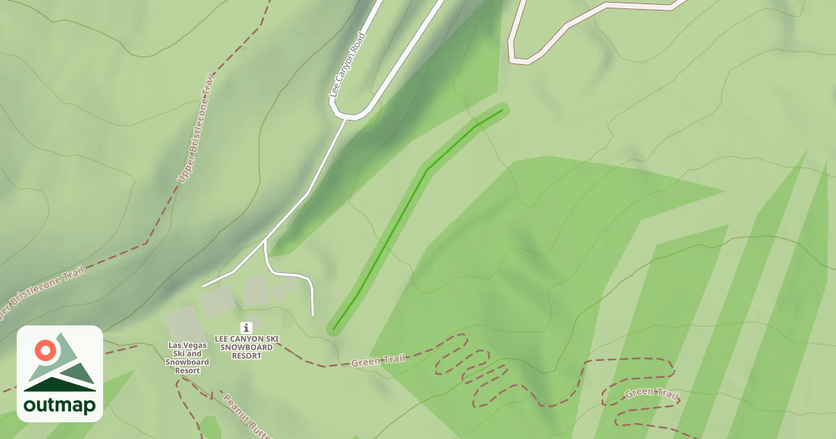 Map of Rabbit Peak