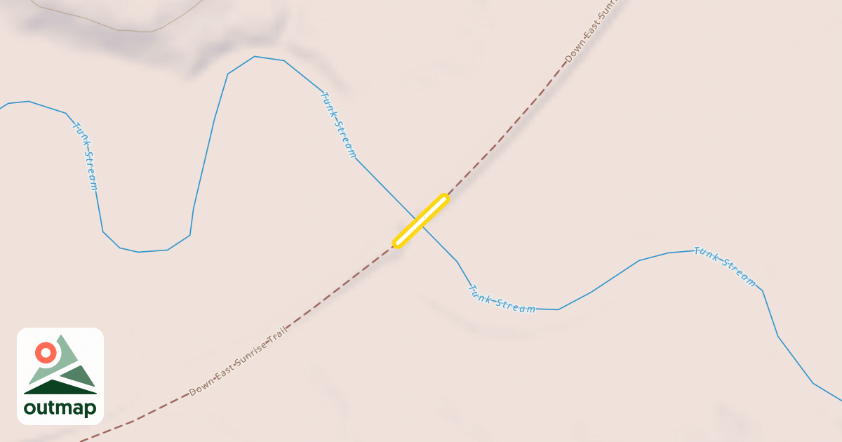 Map of Down East Sunrise Trail