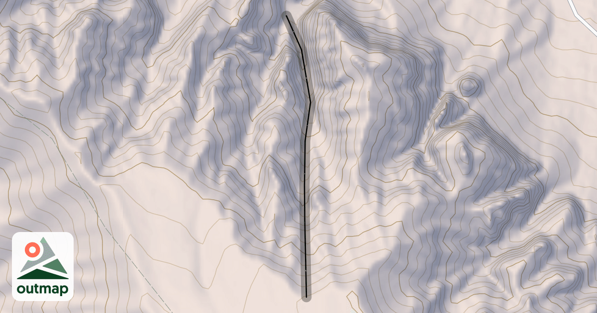 Map of Dark Canyon