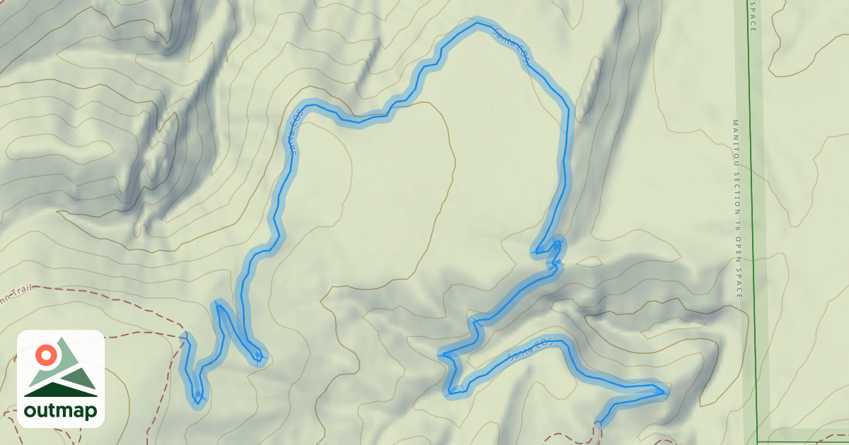Map of Santa COS / Overlook