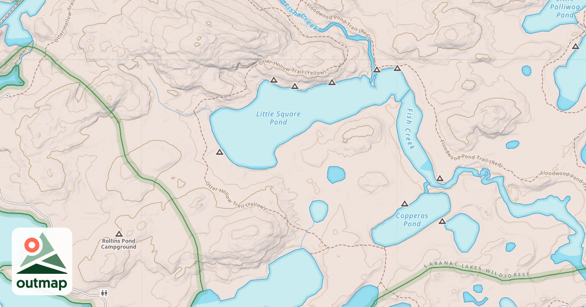 Map of Otter Hollow  Trail