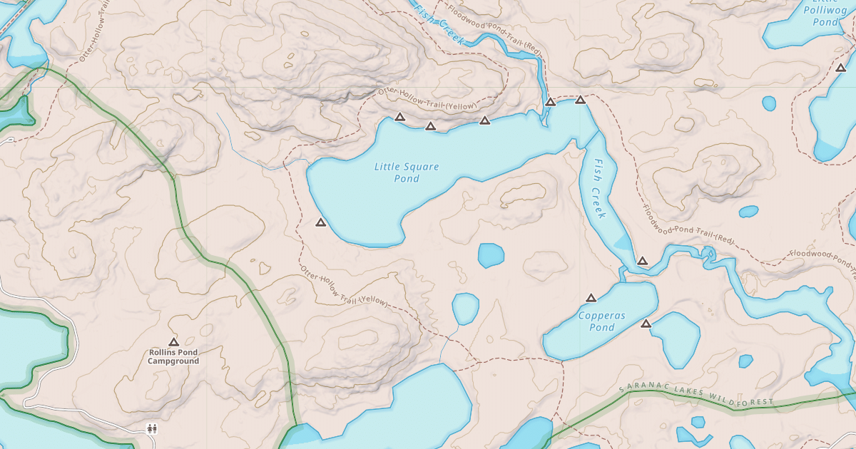 Map preview of Otter Hollow  Trail