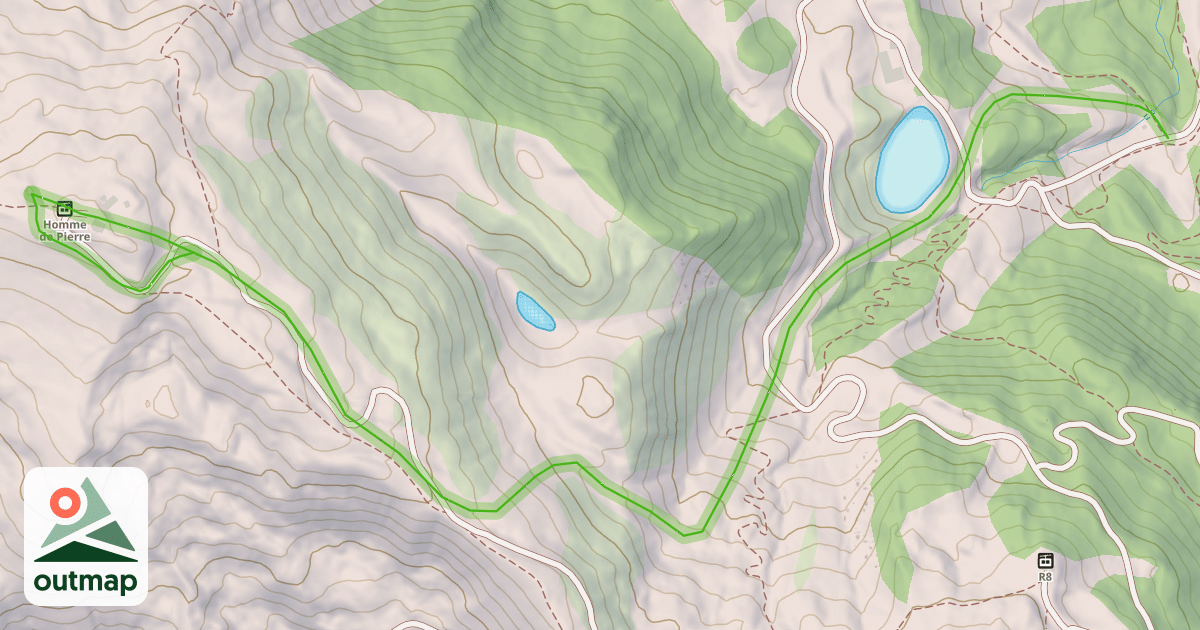 Map of Combe de la Mayt