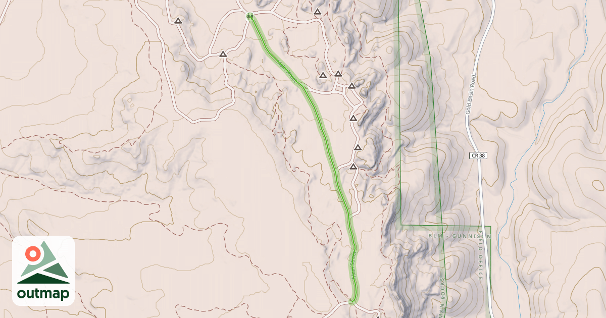 Map of Main Street Road
