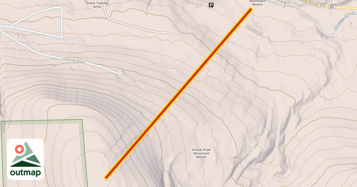 Map of Lift 1A - Visions Express