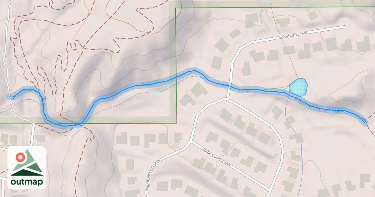 Map of Colorow Trail Connector