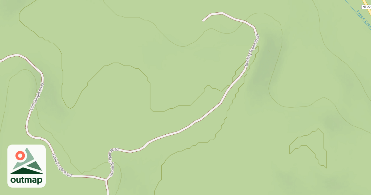 Map of BURNING TEPEE