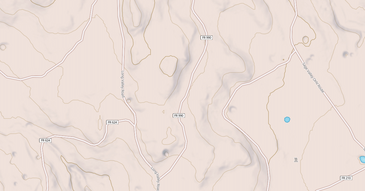 Map preview of USFS Motor Vehicle Use Map Roads {4D036BA3-B67A-4BAA-940F-5F6EF582E1BE}