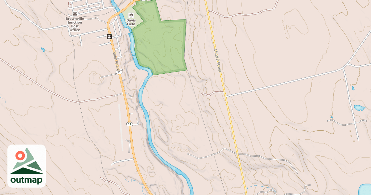Map of Ball Park Trail