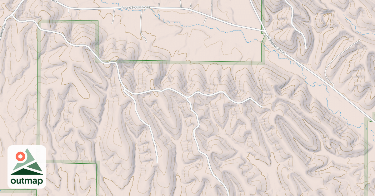 Map of GOOSE RIDGE RD