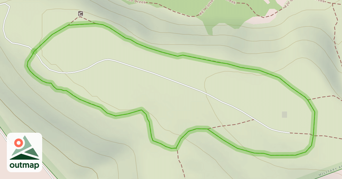 Map of #25A Eagle Ridge Loop