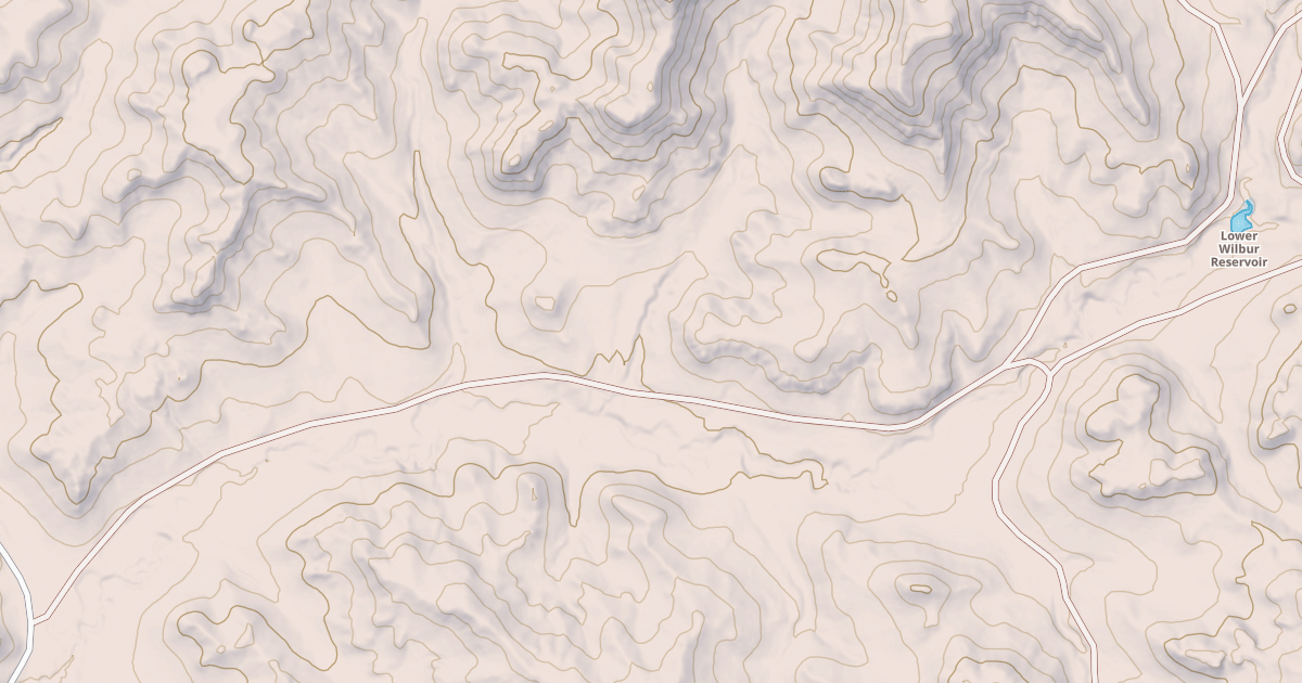 Map preview of WILBUR CREEK