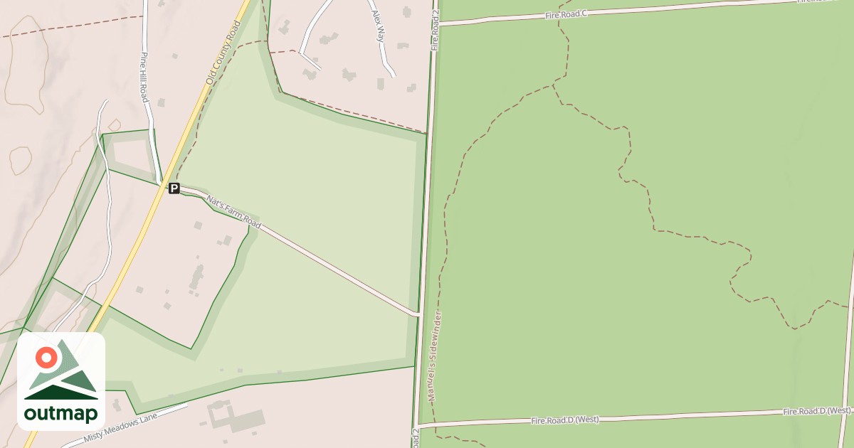 Map of Correllus Bike Path