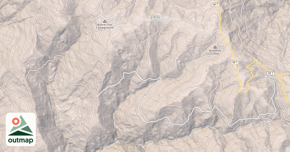Map of MARKHAM RIDGE