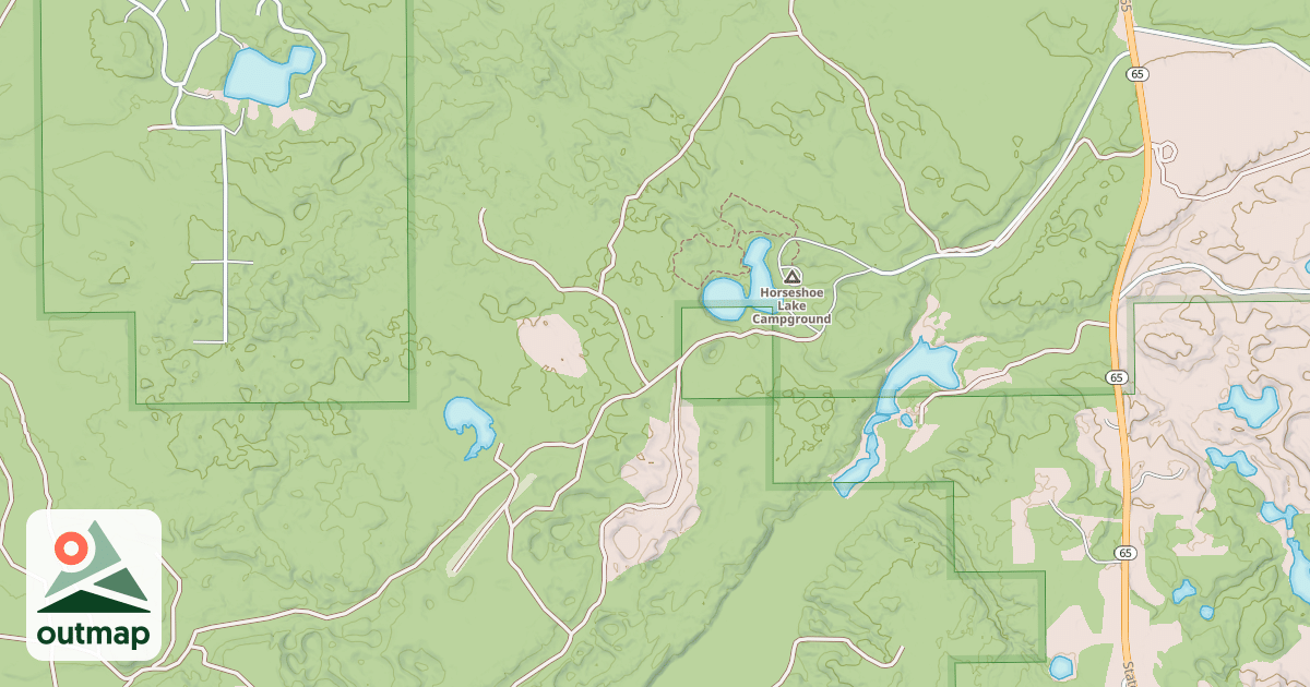 Map of ALCONA ATV TRAIL