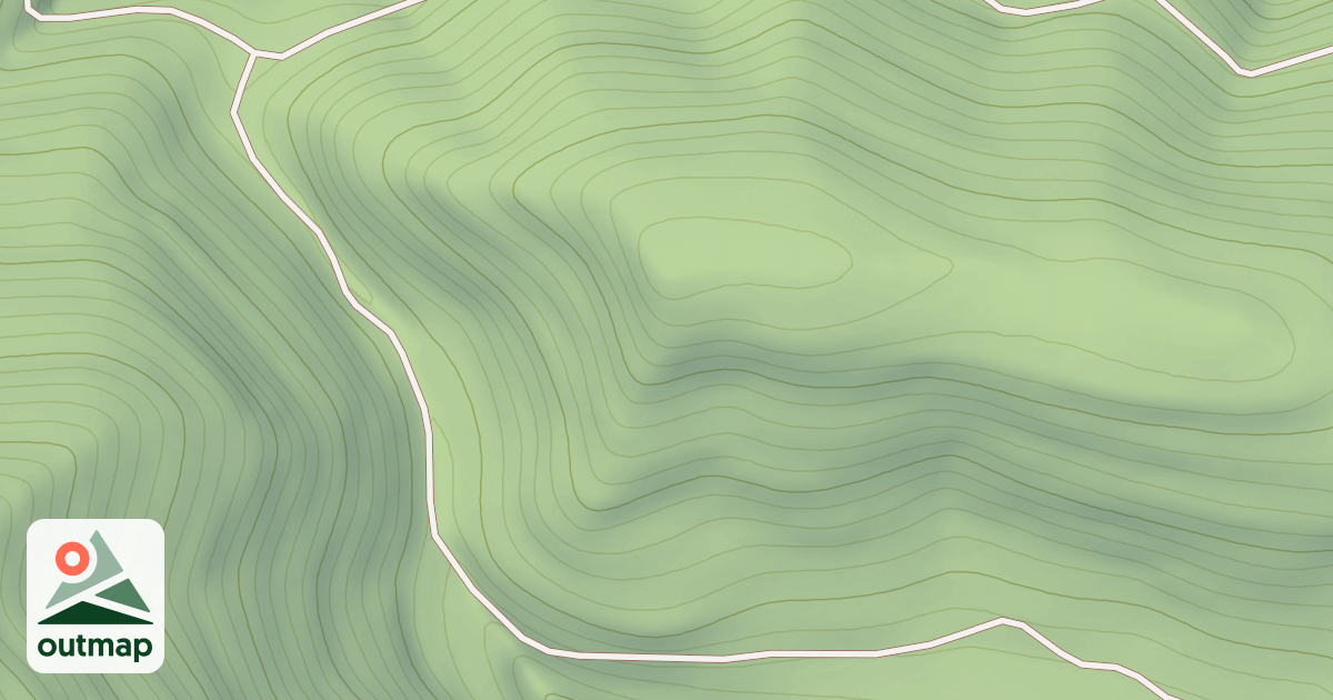 Map of BURNT MTN