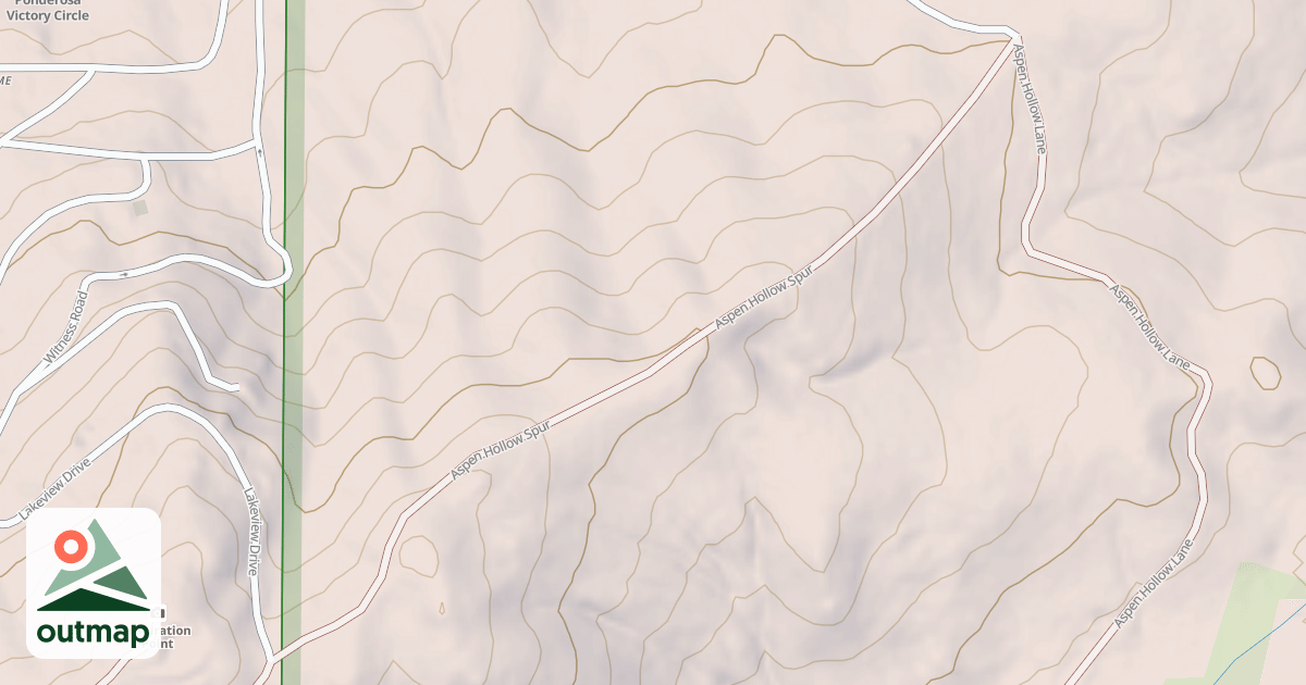 Map of ASPEN HOLLOW