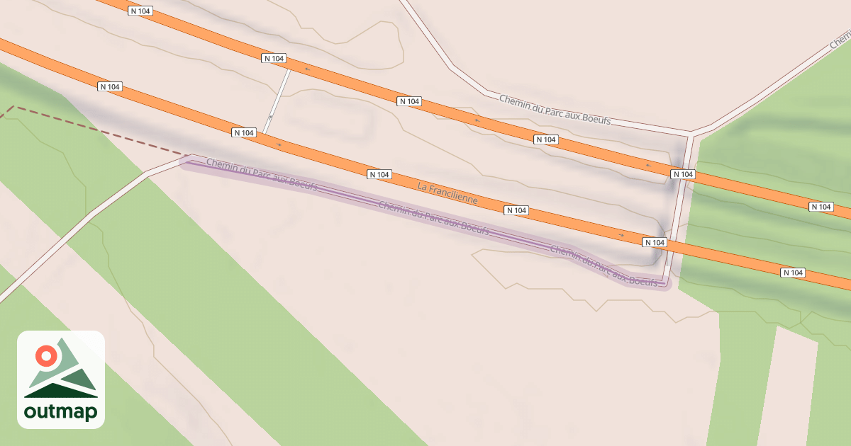 Map of Chemin du Parc aux Boeufs