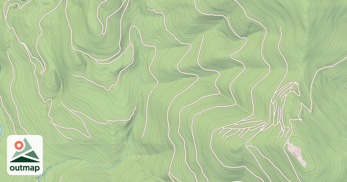 Map of DOAK CR BLUE MTN F